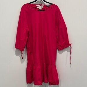 Kids Bright Pink Casual Dress